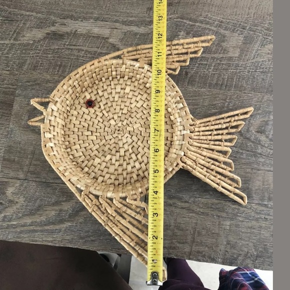 Wicker Angel Fish - Picture 5 of 5